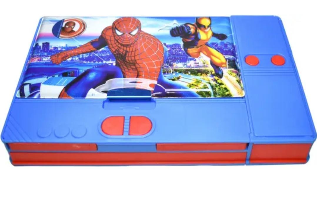 Plastic Jumbo Pencil Box