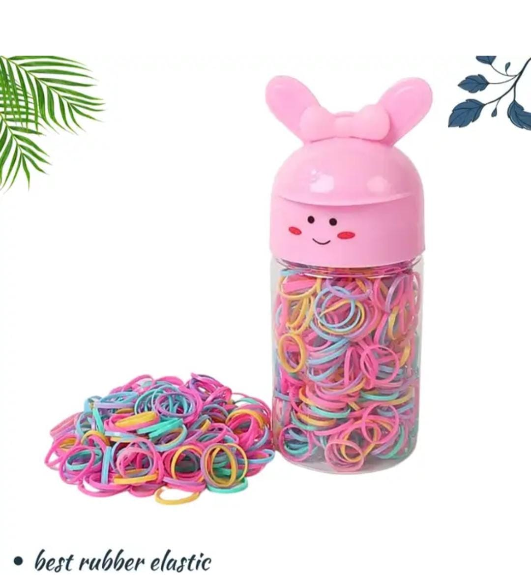 Orama Tiny Rubber Bands, Multi Color Mini Hair Ties, with Any Design Boxes,