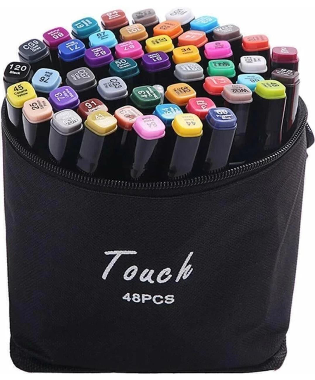 48 Pc Alcohol Markers Sketch Pen Set Dual