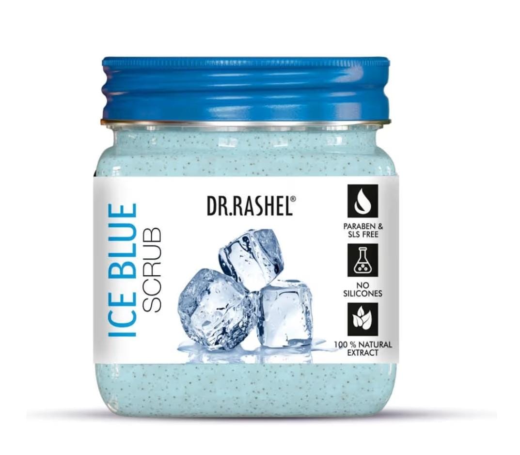 DR.RASHEL Ice Blue Scrub For Face & Body (380 Ml) |