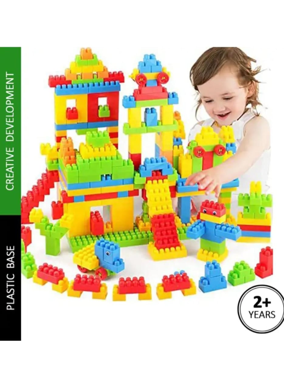Colorful Plastic Smart Puzzle Intelligent Building Blocks Toy Set for Kids | Creative Educational Construction Kit for Kids