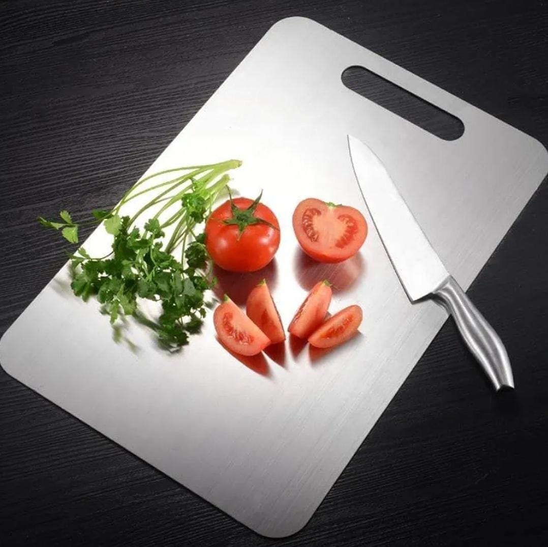 Stainless Steel Chopping and Cutting Board